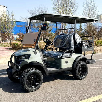 2026 Hot Sale off Road Club 4 6 Seater 60V Car Hunting Cart Golf Car 5000W Electric Golf Cart with Lithium Battery