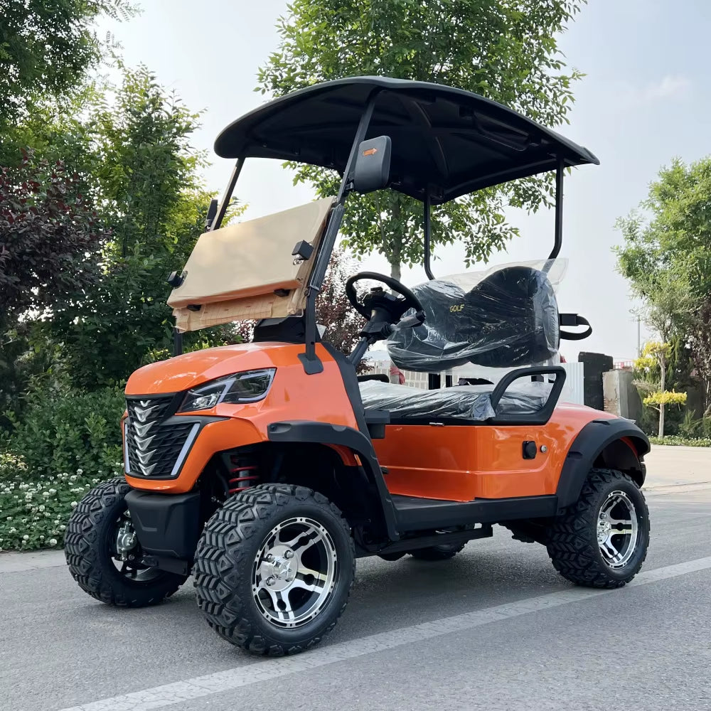 2026 Hot Sale off Road Club 4 6 Seater 60V Car Hunting Cart Golf Car 5000W Electric Golf Cart with Lithium Battery