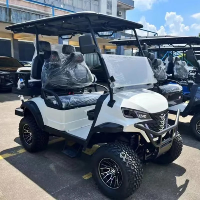 2026 Hot Sale off Road Club 4 6 Seater 60V Car Hunting Cart Golf Car 5000W Electric Golf Cart with Lithium Battery
