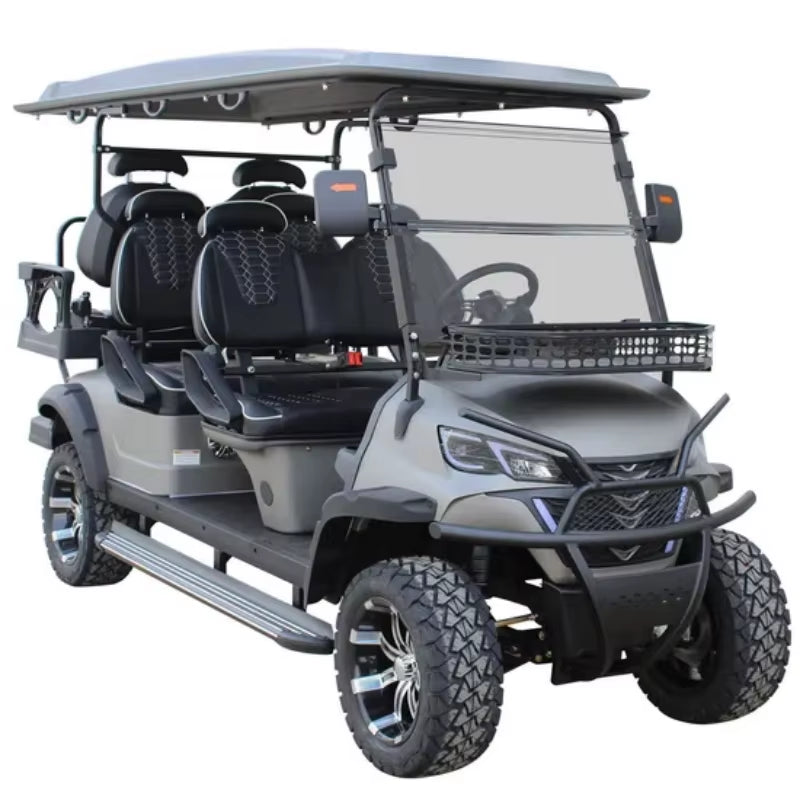 2026 Hot Sale off Road Club 4 6 Seater 60V Car Hunting Cart Golf Car 5000W Electric Golf Cart with Lithium Battery
