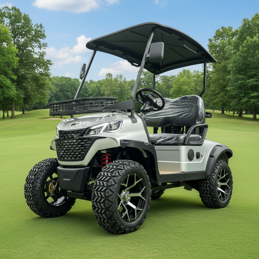 2025 Fast 45KM/H Lithium Battery 2 4 Seats Electric Club Golf Buggy 72V City Golf Scooter Golf Carts 2+2 Seater Golf Cart