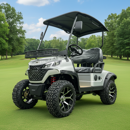 2025 Fast 45KM/H Lithium Battery 2 4 Seats Electric Club Golf Buggy 72V City Golf Scooter Golf Carts 2+2 Seater Golf Cart